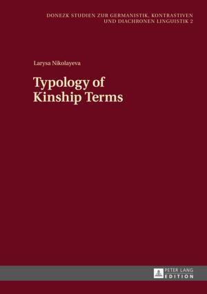 Cover of the book Typology of Kinship Terms by Doris Brakhahn