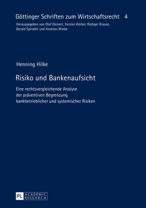 Cover of the book Risiko und Bankenaufsicht by 