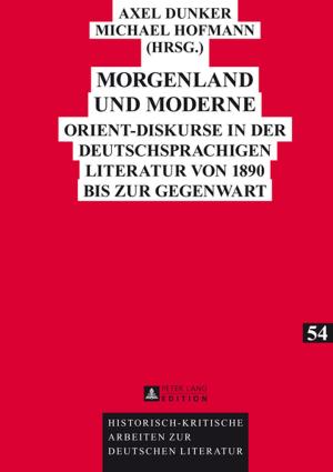 Cover of the book Morgenland und Moderne by Nadine Fink