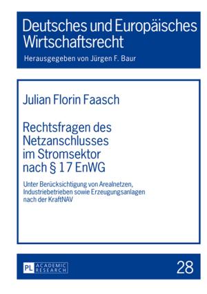 Cover of the book Rechtsfragen des Netzanschlusses im Stromsektor nach § 17 EnWG by Christian Schützler