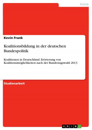 Cover of the book Koalitionsbildung in der deutschen Bundespolitik by Marlen Etzel