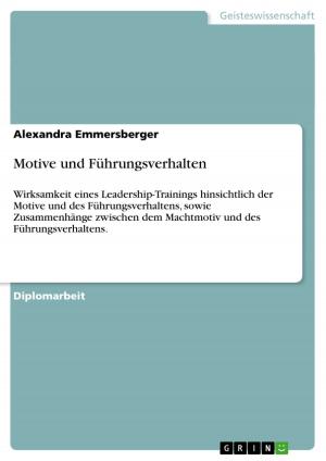 Cover of the book Motive und Führungsverhalten by Randy Adam