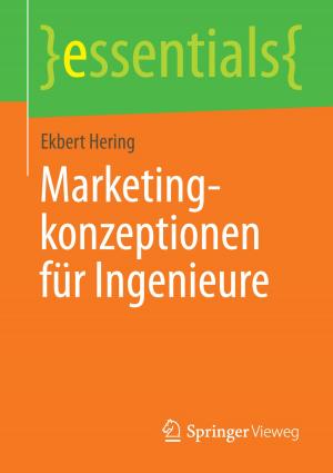 Cover of the book Marketingkonzeptionen für Ingenieure by Martin Sänger, Peter Buchenau, Zach Davis