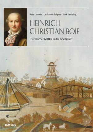 Cover of the book Heinrich Christian Boie by Dieter Lohmeier, Heinrich Detering