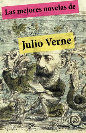 Book cover of Las mejores novelas de Julio Verne (con índice activo)