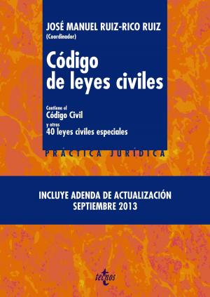 Cover of the book Código de leyes civiles by Mª José Cervilla Garzón, Mª Carmen Jover Ramírez