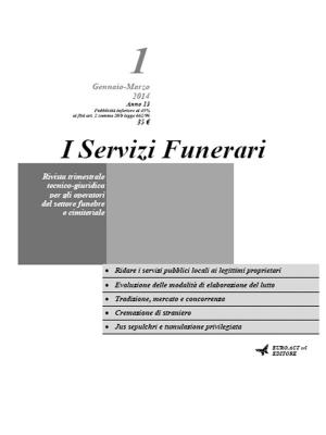 Cover of the book I Servizi Funerari by Rita Bondi Bates
