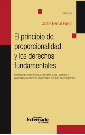 Cover of the book El principio de proporcionalidad y los derechos fundamentales by María del Pilar García Pachón