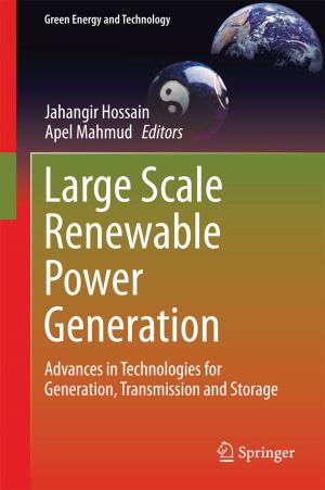 Cover of the book Large Scale Renewable Power Generation by Amit Kumar