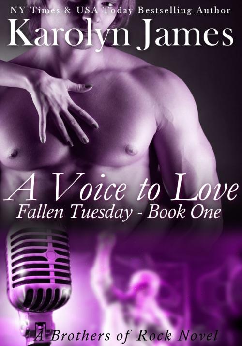 Cover of the book A Voice to Love - Fallen Tuesday Book One - A Brothers of Rock Novel by Karolyn James, h2hkj