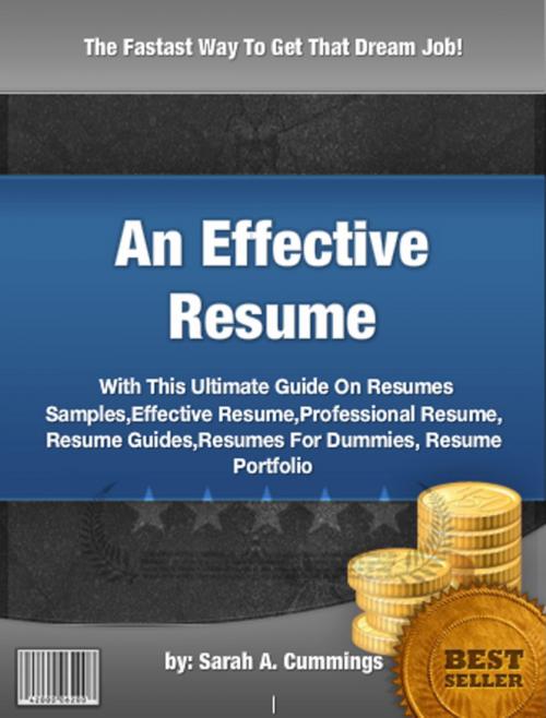 Cover of the book An Effective Resume by Sarah A. Cummings, Clinton Gilkie