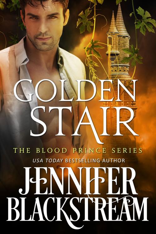 Cover of the book Golden Stair by Jennifer Blackstream, Skeleton Key Publishing