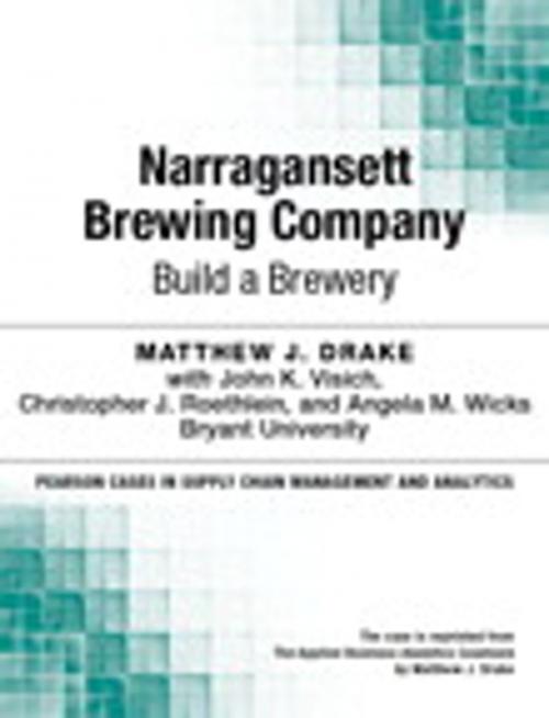 Cover of the book Narragansett Brewing Company by Matthew Drake, Pearson Education