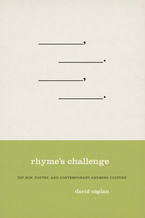 Cover of the book Rhyme's Challenge by David Caplan, Oxford University Press