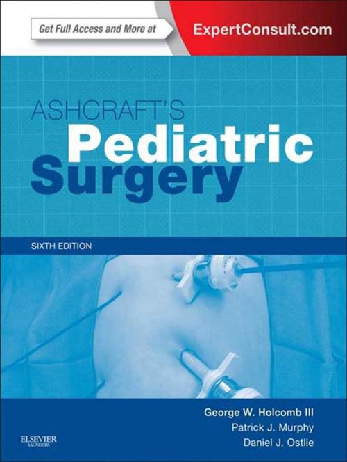 Cover of the book Ashcraft's Pediatric Surgery E-Book by Daniel J Ostlie, MD, George W. Holcomb III, MD, MBA, J. Patrick Murphy, MD, Elsevier Health Sciences