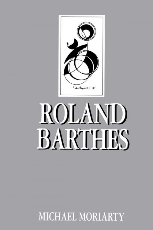 Cover of the book Roland Barthes by Michael Moriarty, Wiley