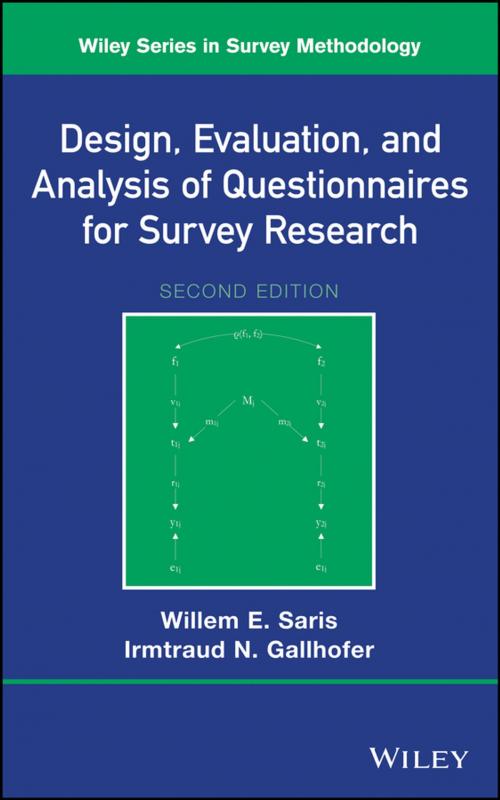 Cover of the book Design, Evaluation, and Analysis of Questionnaires for Survey Research by Willem E. Saris, Irmtraud N. Gallhofer, Wiley