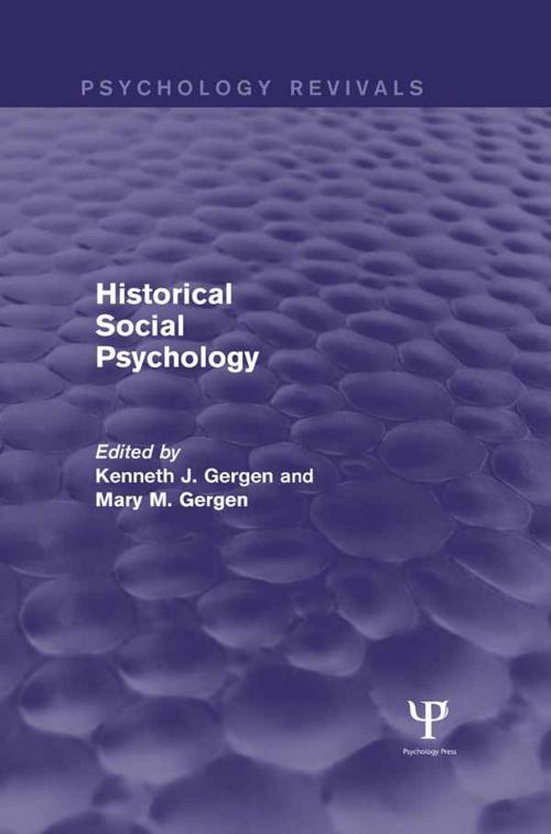 Cover of the book Historical Social Psychology (Psychology Revivals) by , Taylor and Francis