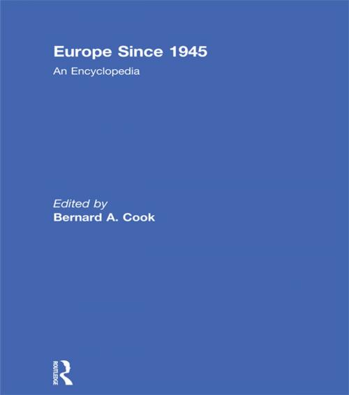 Cover of the book Europe Since 1945 by , Taylor and Francis