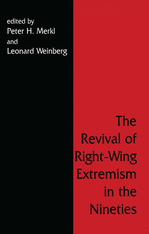 Cover of the book The Revival of Right Wing Extremism in the Nineties by , Taylor and Francis