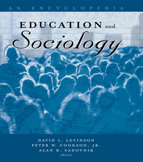 Cover of the book Education and Sociology by , Taylor and Francis