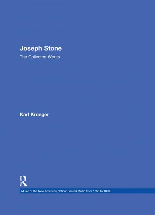 Cover of the book Joseph Stone by , Taylor and Francis