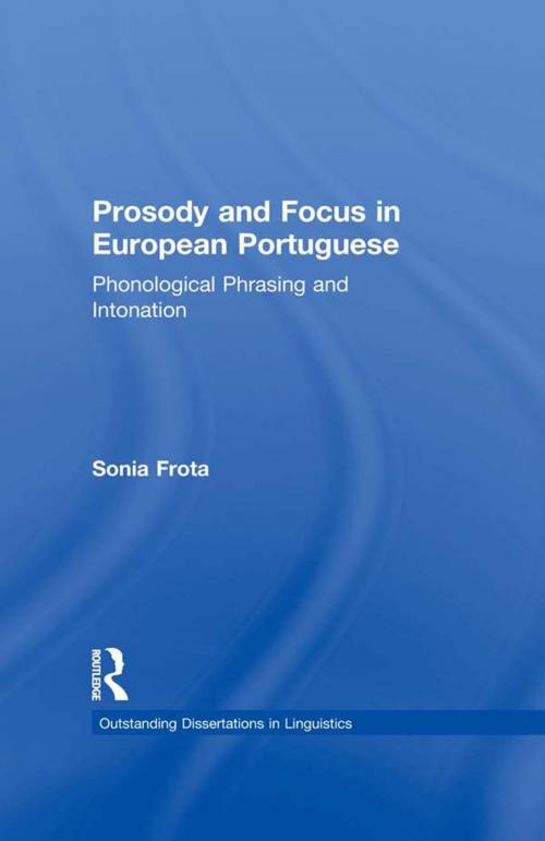 Cover of the book Prosody and Focus in European Portuguese by Sonia Frota, Taylor and Francis
