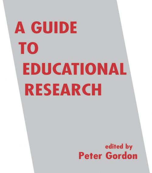 Cover of the book A Guide to Educational Research by , Taylor and Francis