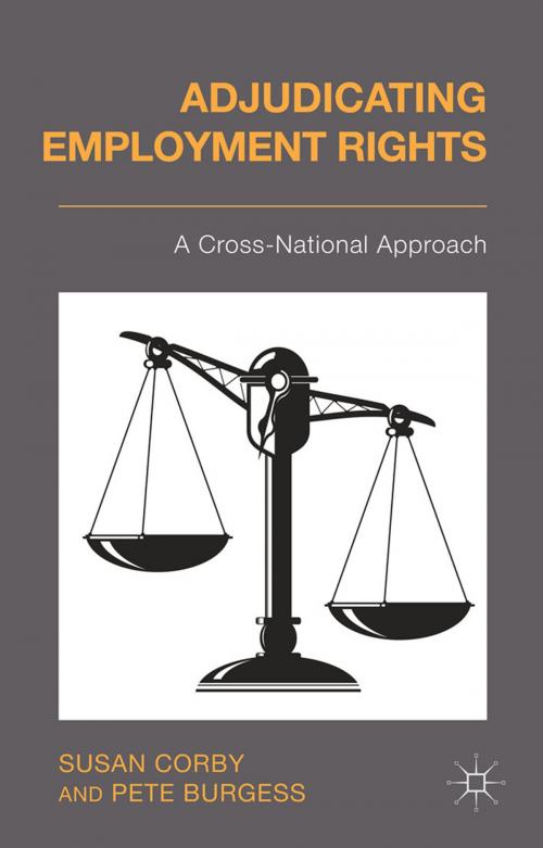 Cover of the book Adjudicating Employment Rights by S. Corby, P. Burgess, Palgrave Macmillan UK