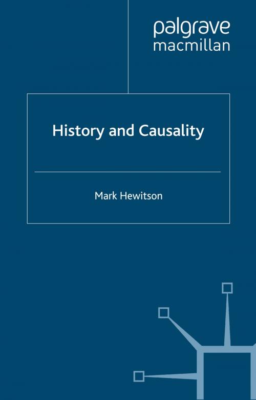 Cover of the book History and Causality by M. Hewitson, Palgrave Macmillan UK