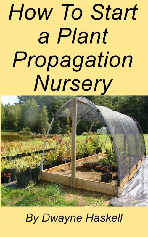 Cover of the book How To Start a Plant Propagation Nursery by Dwayne Haskell, Dwayne Haskell