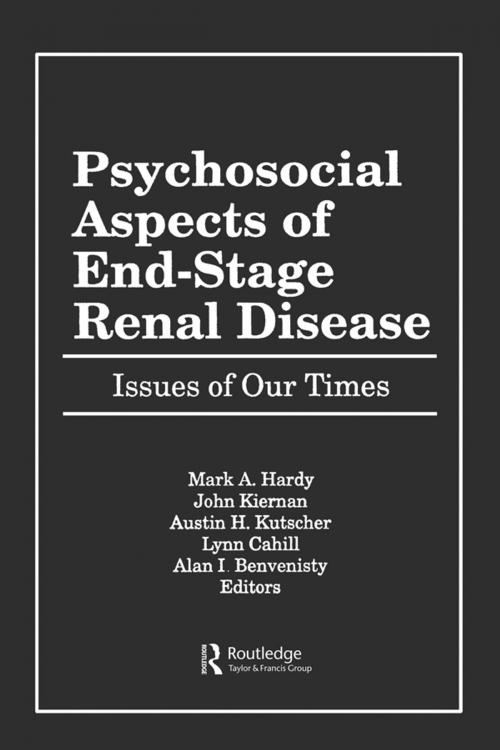 Cover of the book Psychosocial Aspects of End-Stage Renal Disease by , Taylor and Francis