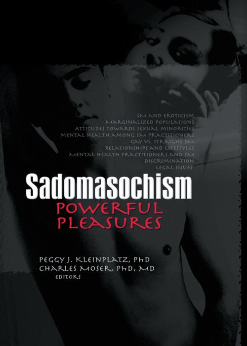 Cover of the book Sadomasochism by , Taylor and Francis