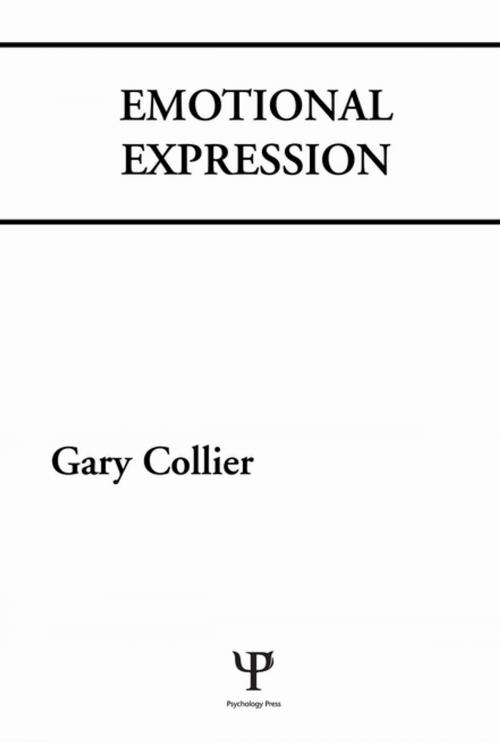 Cover of the book Emotional Expression by G. Collier, Gary James Collier, Taylor and Francis