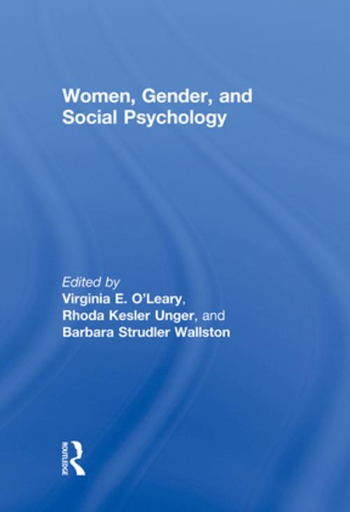 Cover of the book Women, Gender, and Social Psychology by , Taylor and Francis