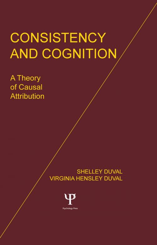 Cover of the book Consistency and Cognition by S. Duval, V. H. Duval, F. S. Mayer, Taylor and Francis