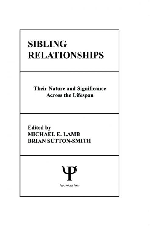 Cover of the book Sibling Relationships by , Taylor and Francis