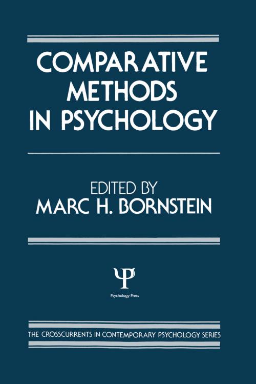 Cover of the book Comparative Methods in Psychology by , Taylor and Francis