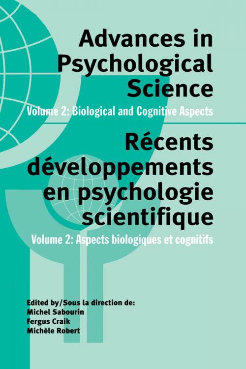 Cover of the book Advances in Psychological Science, Volume 2 by , Taylor and Francis