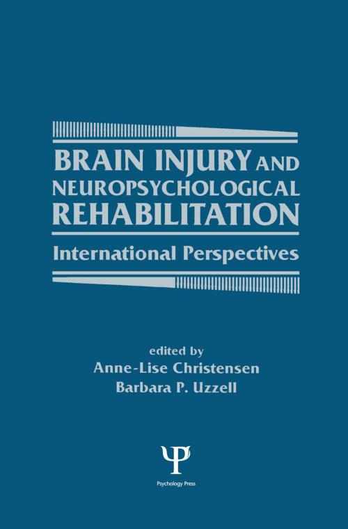 Cover of the book Brain Injury and Neuropsychological Rehabilitation by , Taylor and Francis
