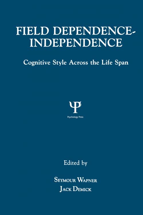 Cover of the book Field Dependence-independence by , Taylor and Francis