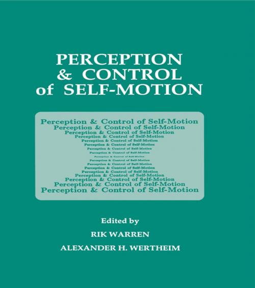 Cover of the book Perception and Control of Self-motion by , Taylor and Francis