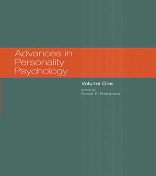 Cover of the book Advances in Personality Psychology by , Taylor and Francis