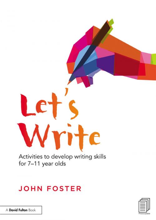 Cover of the book Let's Write by John Foster, Taylor and Francis