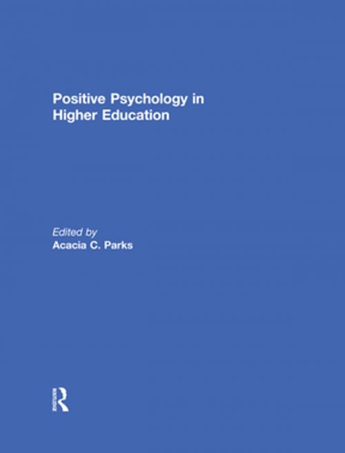 Cover of the book Positive Psychology in Higher Education by , Taylor and Francis