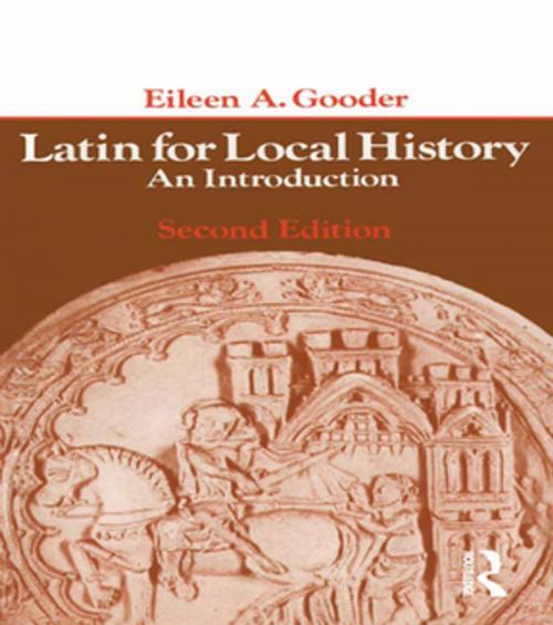 Cover of the book Latin for Local History by Eileen A. Gooder, Taylor and Francis
