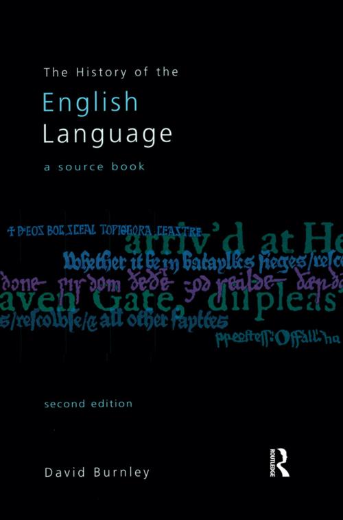 Cover of the book The History of the English Language by David Burnley, Taylor and Francis
