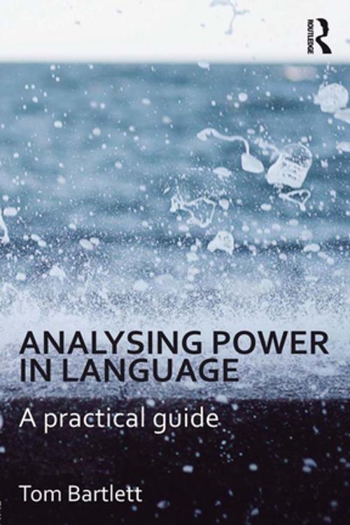 Cover of the book Analysing Power in Language by Tom Bartlett, Taylor and Francis