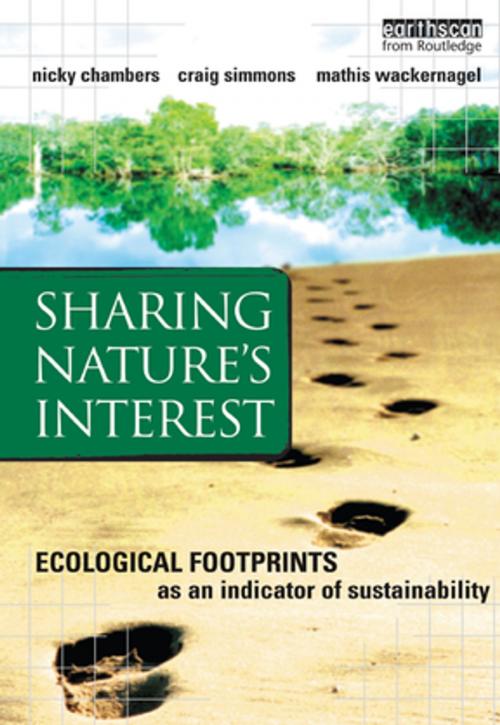 Cover of the book Sharing Nature's Interest by Nicky Chambers, Craig Simmons, Mathis Wackernagel, Taylor and Francis
