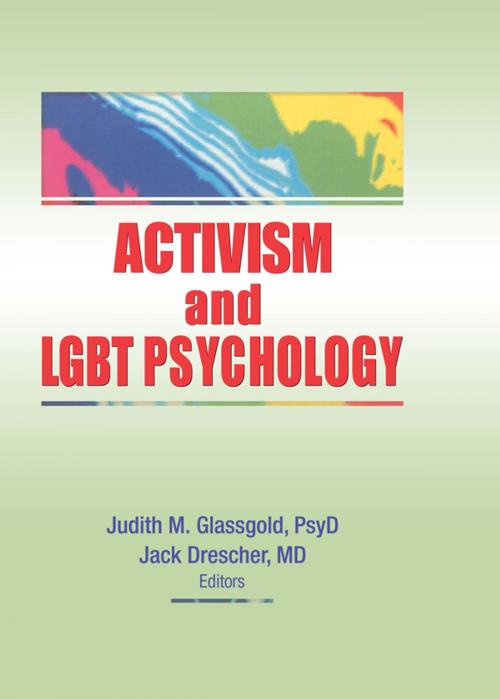 Cover of the book Activism and LGBT Psychology by , Taylor and Francis